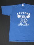 画像1: LIFTERS FITNESS CENTER VTG T-SHIRT MADE IN USA BLUE L