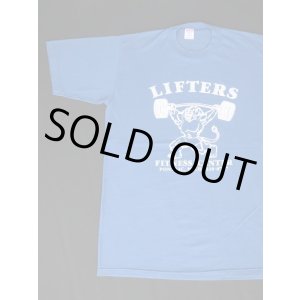 画像: LIFTERS FITNESS CENTER VTG T-SHIRT MADE IN USA BLUE L