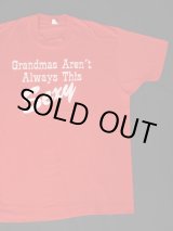 画像: 80s GRANDMAS AREN'T ALWAYS THIS SEXY VTG T-SHIRT MADE IN USA RED XL