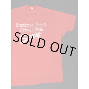 画像: 80s GRANDMAS AREN'T ALWAYS THIS SEXY VTG T-SHIRT MADE IN USA RED XL