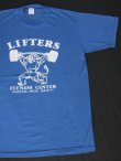 画像2: LIFTERS FITNESS CENTER VTG T-SHIRT MADE IN USA BLUE L