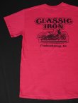 画像1: CLASSIC IRON FREDERICKSBURG,VA T-SHIRT NEON PINK M