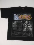 画像1: LAKERS DOUBLE-SIDED PRINTING OLD T-SHIRT BLACK XL