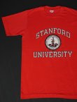 画像1: 80s CHAMPION STANFORD UNIVARSITY VTG T-SHIRT MADE IN USA RED L