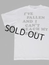 画像: I'VE FALLEN AND I CAN'T REACH MY BEER VTG T-SHIRT MADE IN USA WHITE L