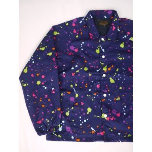 画像: SIXHELMETS SPATTERING ABSTRACT FABRIC COACH JACKET LIMITED EDITION