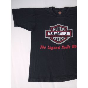 画像: HARLEY DAVIDSON THE LEGEND ROLLS ON OFFICIAL T-SHIRT BLACK L