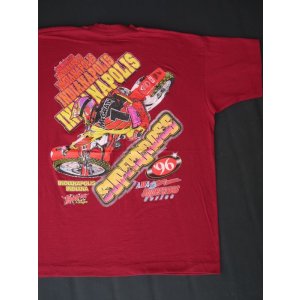 画像: 1996 AMA SUPERCROSS SERIES INDIANAPOLIS SUPERCROSS VTG T-SHIRT MADE IN USA WINE RED XL