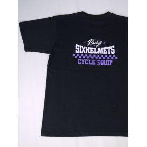 画像: SIXHELMETS RACING CYCLE EQUIP T-SHIRT BLACK×PURPLE