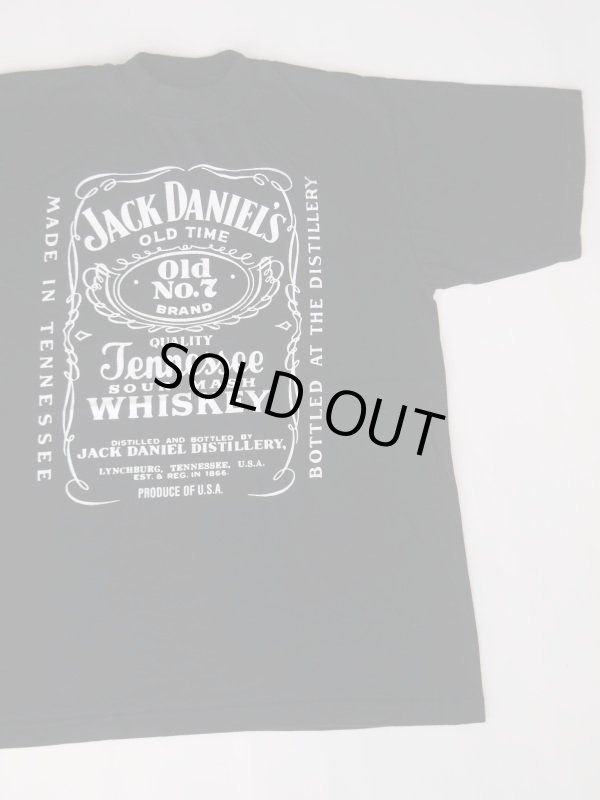 画像1: JACK DANIEL'S OLD No.7 BRAND TENNESSEE WHISKEY OFFICIAL T-SHIRT BLACK M