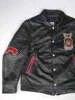 画像2: AVON SPORTSWEAR CARLRETON PSYCHOLOGY ALL LEATHER VTG VARSITY JACKET BLACK ML