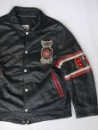 画像1: AVON SPORTSWEAR CARLRETON PSYCHOLOGY ALL LEATHER VTG VARSITY JACKET BLACK ML