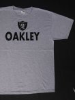 画像2: RAIDERS OAKLEY T-SHIRT MARBLED GRAY L