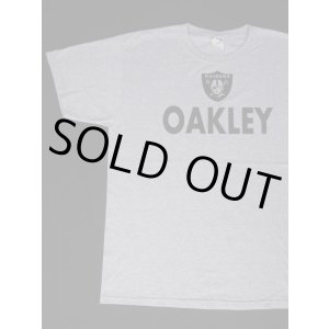 画像: RAIDERS OAKLEY T-SHIRT MARBLED GRAY L