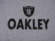 画像3: RAIDERS OAKLEY T-SHIRT MARBLED GRAY L