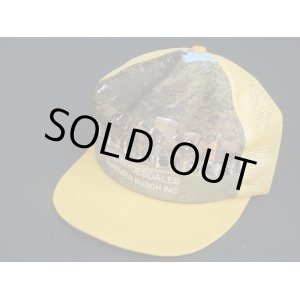 画像: THE CLYDESDALES ANHEUSER BUSCH INC. VTG TRUCKER MESH CAP YELLOW 