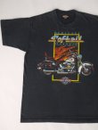 画像2: 90s HARLEY DAVIDSON SOFTAIL HERITAGE CLASSIC OFFICIAL VTG T-SHIRT FADED BLACK XL MADE IN USA