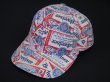 画像1: BUDWEISER OFFICIAL VTG PATTERNED ALL OVER CAP MADE IN USA (1)