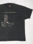 画像1: HARLEY DAVIDSON FREEDOM RIDES ON IT'S WINGS OFFICIAL VTG POCKET T-SHIRT FADED BLACK XL MADE IN USA