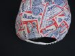 画像5: BUDWEISER OFFICIAL VTG PATTERNED ALL OVER CAP MADE IN USA (1)