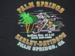 画像8: 1991 HARLEY DAVIDSON PALM SPRINGS OFFICIAL VTG T-SHIRT BLACK L 