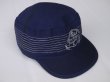 画像2: NOS PABST BLUE RIBBON BEER VTG WORK CAP NAVY 