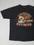 画像1: 1996 HARLEY DAVIDSON STURGIS BLACK HILLS RALLY OFFICIAL VTG T-SHIRT BLACK XL MADE IN USA