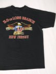 画像1: 1998 HARLEY DAVIDSON H-D OF LONG BRANCH NEW JERSEY OFFICIAL T-SHIRT BLACK L MADE IN USA