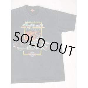 画像: 90s HARLEY DAVIDSON SOFTAIL HERITAGE CLASSIC OFFICIAL VTG T-SHIRT FADED BLACK XL MADE IN USA