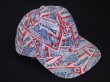 画像2: BUDWEISER OFFICIAL VTG PATTERNED ALL OVER CAP MADE IN USA (1)