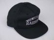 画像2: 90s NOS NFL LOS ANGALES RAIDERS VTG SNAPBACK TRUCKER CAP BLACK×SILVER