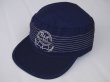 画像1: NOS PABST BLUE RIBBON BEER VTG WORK CAP NAVY 