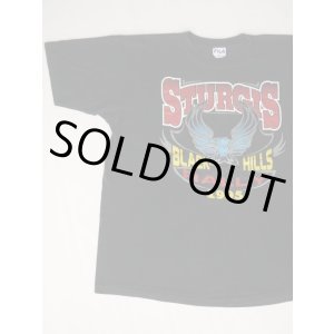 画像: 1995 STURGIS BLACK HILLS RALLY VTG T-SHIRT MADE IN USA BLACK XL 