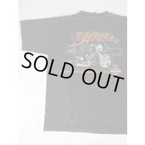 画像: HARLEY DAVIDSON SHOVEL HEAD ROLLING THUNDER OFFICIAL VTG POCKET T-SHIRT BLACK XL 