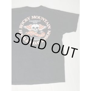 画像: ROCKY MOUNTAIN HARLEY DAVIDSON OFFICIAL VTG POCKET T-SHIRT BLACK XL