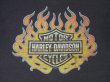 画像3: HARLEY DAVIDSON BAR&SHIELD FLAMES LOGO OFFICIAL VTG T-SHIRT BLACK S