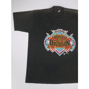 画像: 1990 HARLEY DAVIDSON MADE IN AMERICA OFFICIAL VTG T-SHIRT L