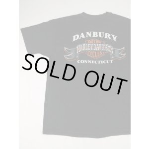 画像: HARLEY DAVIDSON DANBURY CONNECTICUT OFFICIAL VTG POCKET T-SHIRT BLACK XL