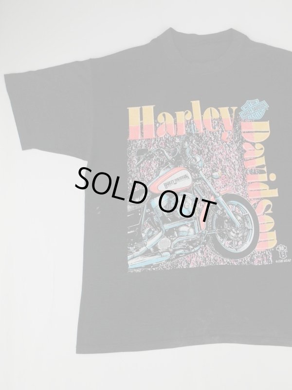 画像1: HARLEY DAVIDSON OFFICIAL EVOLUTION VTG T-SHIRT BLACK XL