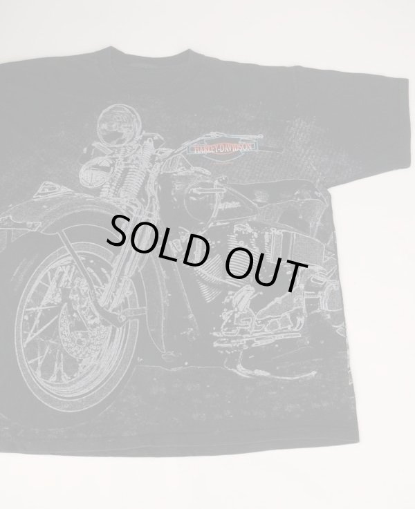 画像1: 1992 HARLEY DAVIDSON FULL PRINT OFFICIAL VTG T-SHIRT BLACK XXL