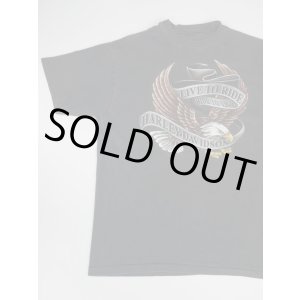 画像: HARLEY DAVIDSON LIVE TO RIDE RIDE TO LIVE OFFICIAL VTG T-SHIRT FADED BLACK L 