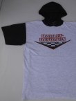 画像2: 1987 HARLEY DAVIDSON OFFICIAL VTG HOODED T-SHIRT T-SHIRT GRAY L