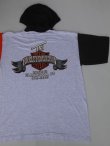 画像7: 1987 HARLEY DAVIDSON OFFICIAL VTG HOODED T-SHIRT T-SHIRT GRAY L