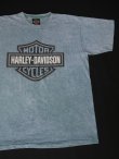 画像2: HARLEY DAVIDSON OF LONG BRANCH NEW JERSEY OFFICIAL VTG T-SHIRT CHEMICAL BLUE L 