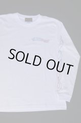 画像: SIXHELMETS CHOPPERS FLAMES LONG SLEEVE T-SHIRT WHITE