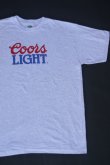 画像1: COORS LIGHT OFFICIAL LOGO T-SHIRT MARBLED GRAY XL 