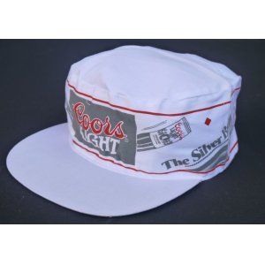 画像: NOS COORS LIGHT BEER VTG SNAPBACK WORK CAP WHITE