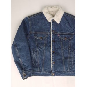 画像: 80's LEVIS DENIM BOA JACKET INDIGO L