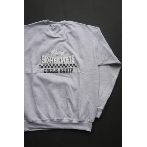 画像: SIXHELMETS RACING CYCLE EQUIP SWEATSHIRT GRAY