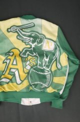 画像: 89y OAKLAND ATHLETICS CHALK LINE VTG STADIUM JUMPER L